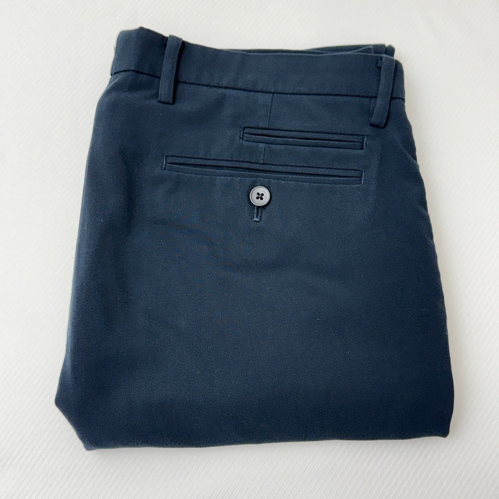 Ministry of Supply Kinetic Slim Navy Blue Performance Pants Mens 32 Slim Stretch